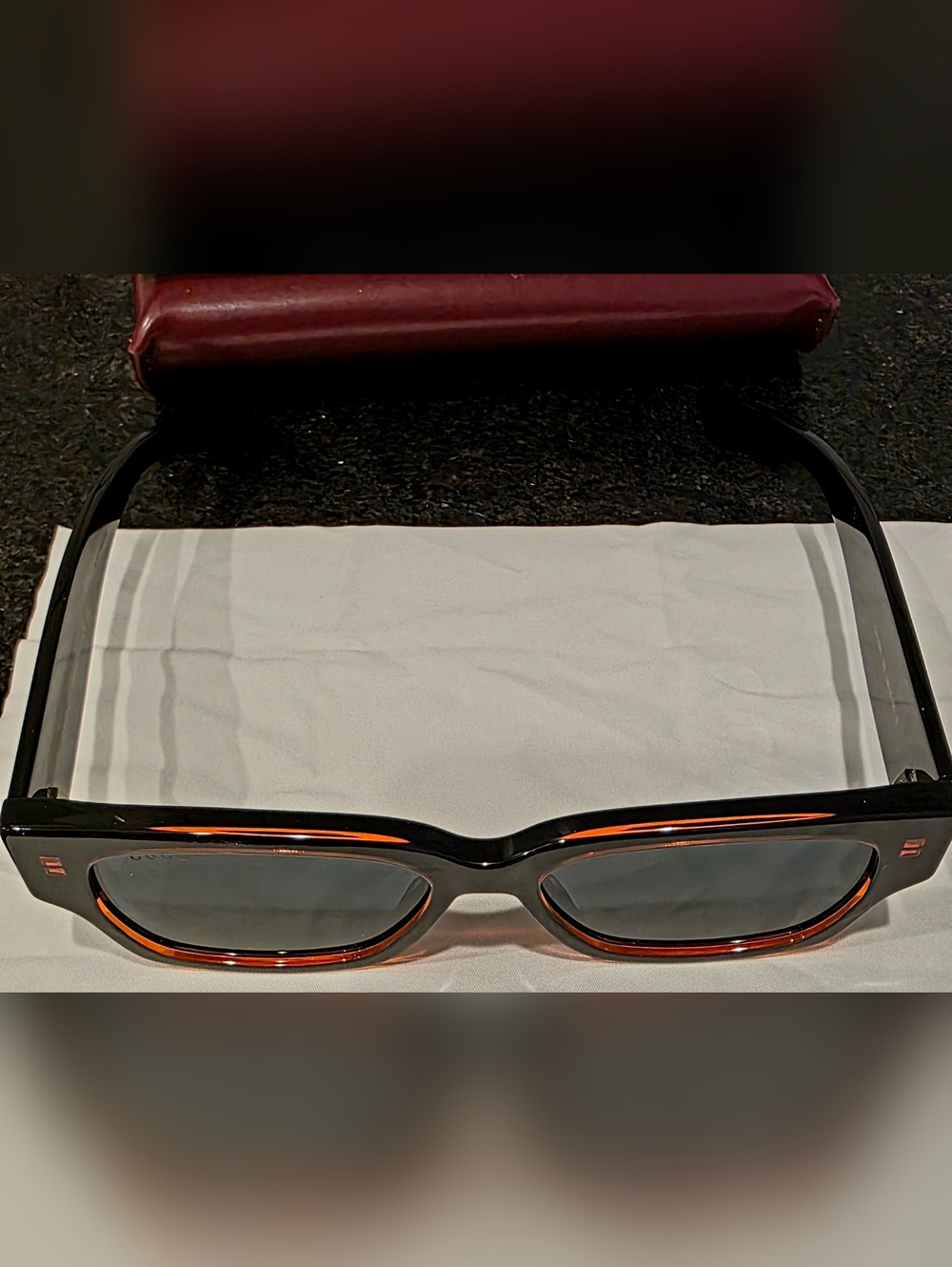 Gucci Blue Pilot Men's Sunglasses - Picture 3 of 10